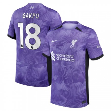 Camiseta de fútbol Liverpool Gakpo 18 3ª equipación 2023-24